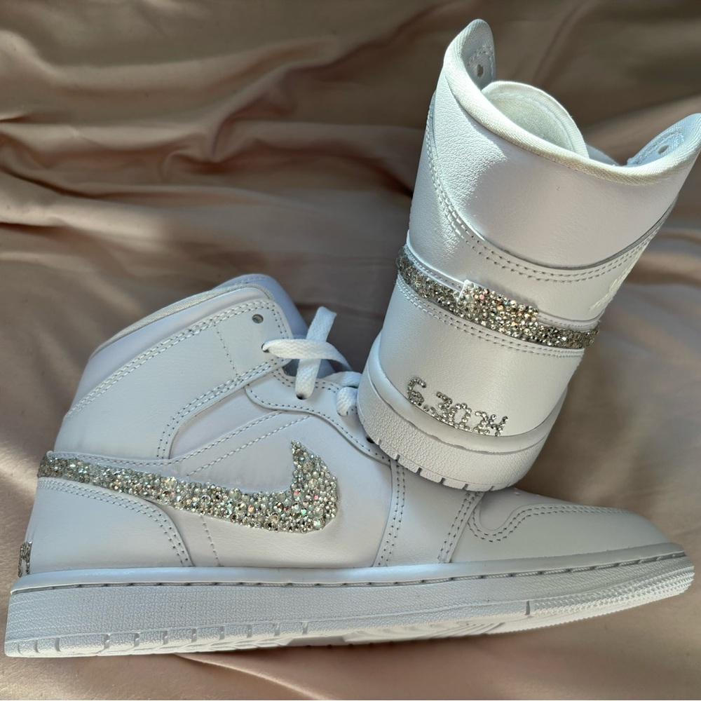 CUSTOM RHINESTONED SHOES!!